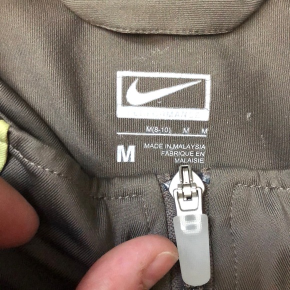 Gray and Yellow Nike Zip-Up - Picture 2 of 5
